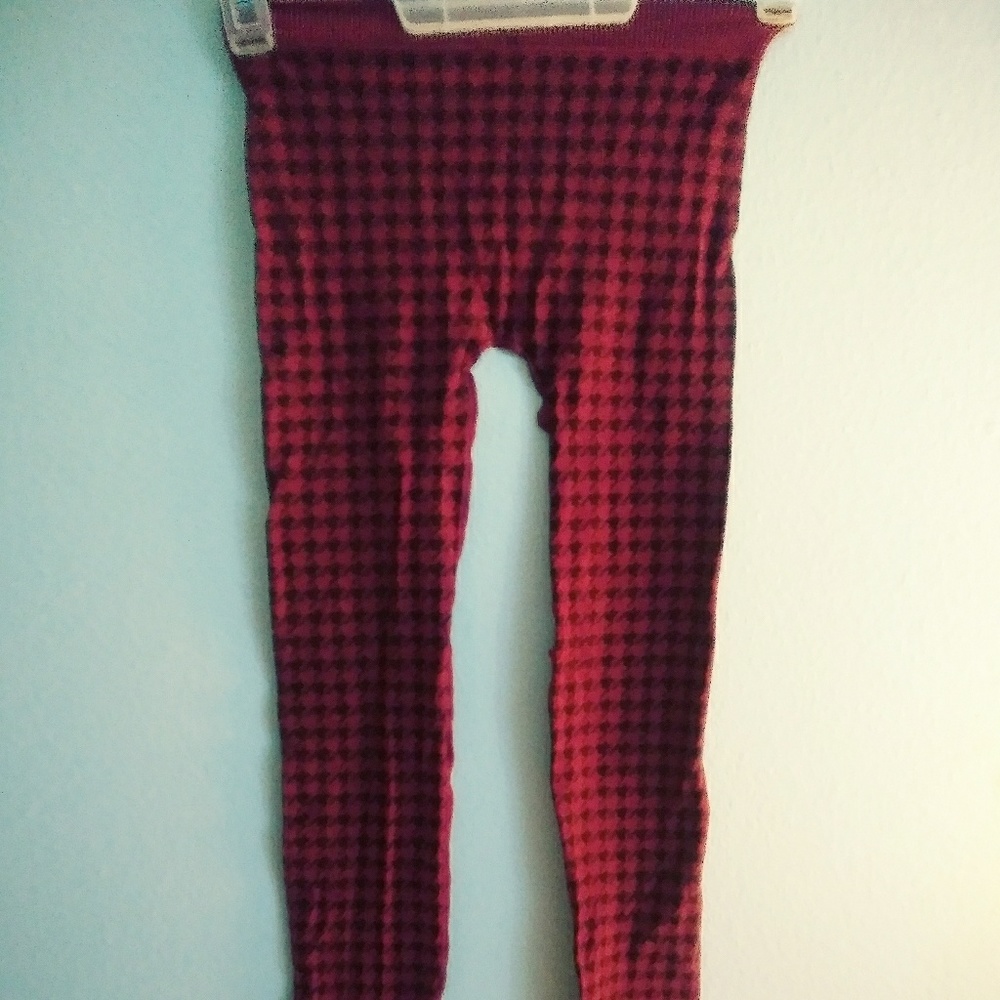 Black and red checkered pants